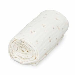 Cam Cam Poppies Muslin Blanket One Size - Textile - One size - Cream - Junge