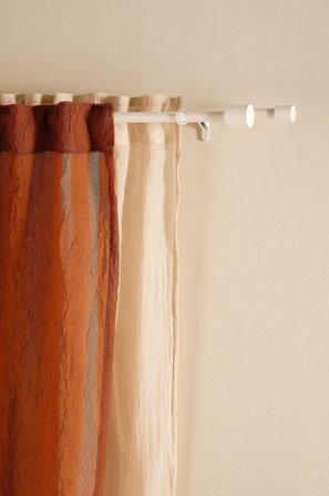 Jotex - Dobbel Gardinstang 110-320 Cm Hvit - ARIES - Kjøp Gardinstenger hos Jotex