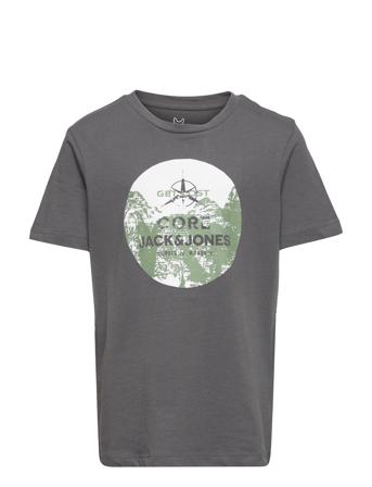 Jcobooster Tee Ss Crew Neck Apr 22 Jnr T-shirt Grå Jack & J S