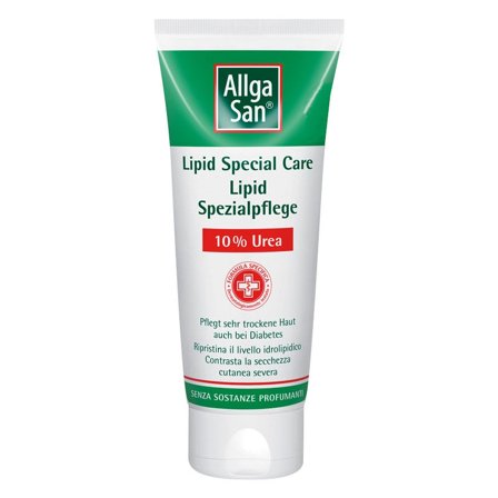 AllgaSan Crema Lipid Body Care Per Pelle Secca Con Urea 100ml