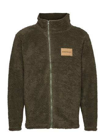 Dpteddy Zip Jacket Green Denim Project