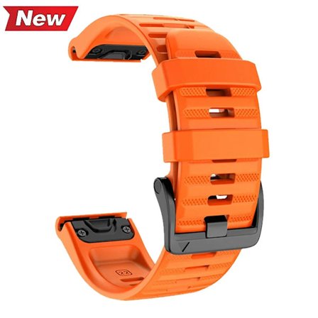 22 26mm Silikon Armband för Garmin Fenix 7 7X 8 E 6X 6 Pro 5 5X Plus Epix Gen2 Enduro 3 Instinct 3 Solar Snabbfäste