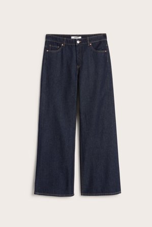 Kappahl | Wide Jeans High Waist | Mørk denim