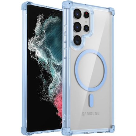 Mobilskal - Samsung S21 Ultra - Magnetisk - Anti-fall - Blå
