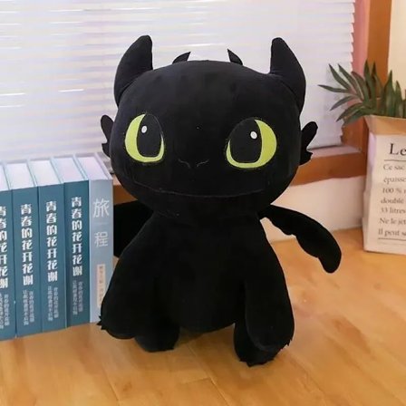 Nye Animefigurer fra How to Train Your Dragon Toothless Plysjleketøy Dukke Toothless Plysjleketøy Rom Barneleke Søt Kawaii Bursdagsgave