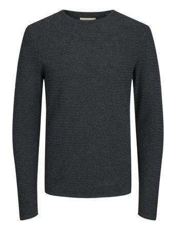 Jprblumiguel Knit Crew Neck Noos Grey Jack & J S