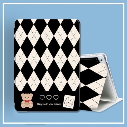 Stilrent skal för iPad Pro 11 2024 Airbag Diamantbjörn Tum Silikon Full