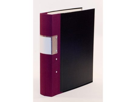 Gaffelpärm FSC A4 60mm bordeaux - Lyreco - Kontorsmaterial > Pärmar och register > Träryggspärmar - A4