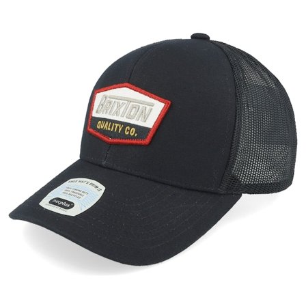 Brixton - Nero trucker Cappellino - Regal Netplus Hat Black/Black Trucker @ Hatstore