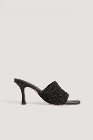 NA-KD Shoes Mules - Chaussures à talons hauts - Noir - EU 40