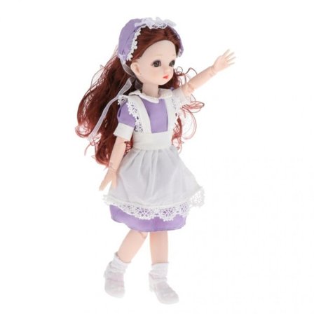 30 cm 16 led BJD nukke sileät hiukset Dressup tyttö teeskentele leikki lelu G