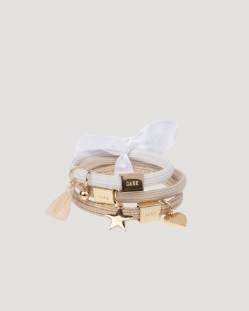 Dark Department Hair Ties 3 pk Charm Combo Beige Accessoires Fille - Kids Brand Store