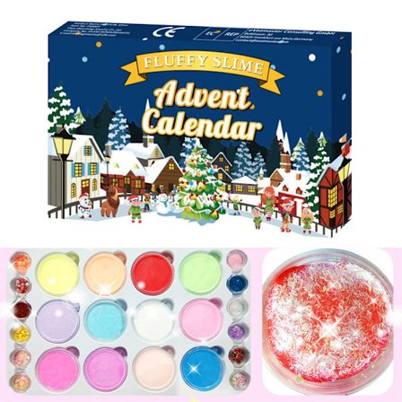 Julekalender med fluffy slim – Nedtelling til jul