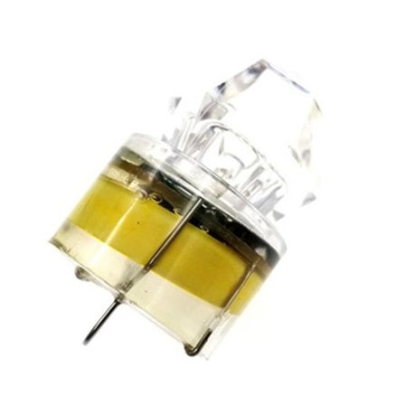 Undervattens LED blinkande nattfiske ljus bläckfisk fisk locka bete ljus gul)