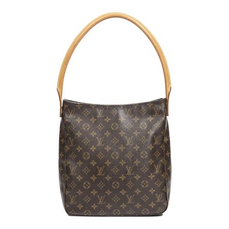 Louis Vuitton Vintage Looping GM , Bruin , Dames , Maat: ONE Size Vintage Tassen