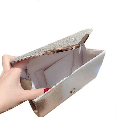 Naisten hääkäsilaukku naisten iltalaukku glitter olkalaukku clutch-laukku