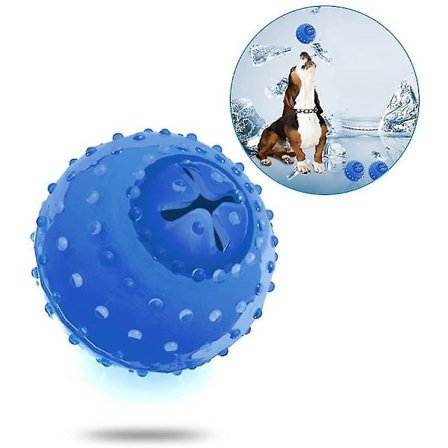 Koiran purenta kylmälelu, vuotava jäädytetty pallo, lemmikkieläinten jääpalapeli kylmälelu, lievittää pentujen hampaiden puhkeamisen jäälelu kesällä