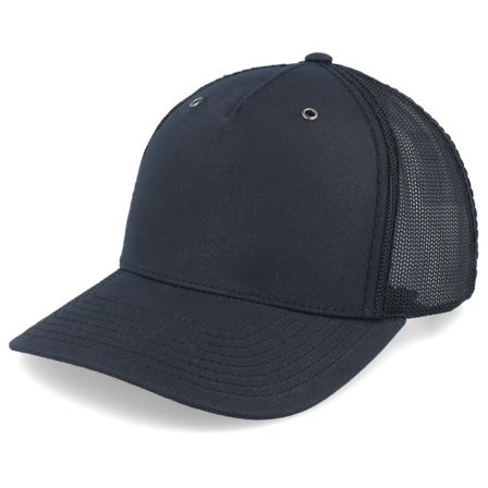 Richardson - Svart trucker Keps - 112wh Hawthorne Solid Black Trucker @ Hatstore