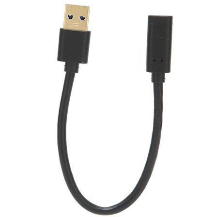 USB C till USB A Kabel 20cm Guldpläterad Laddningsdatakabel för Laptop PC