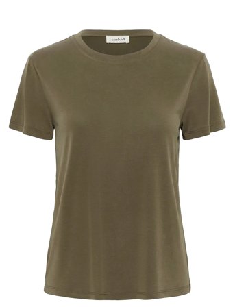 Soaked in Luxury | Slcolumbine Crew-Neck T-Shirt Ss | M