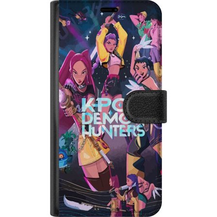 Kompatibelt Lommeboketui til Samsung Galaxy A16 5G Kpop Demon Hunters Fullt Lag Idol Kampscene Kniver Magisk Kraft