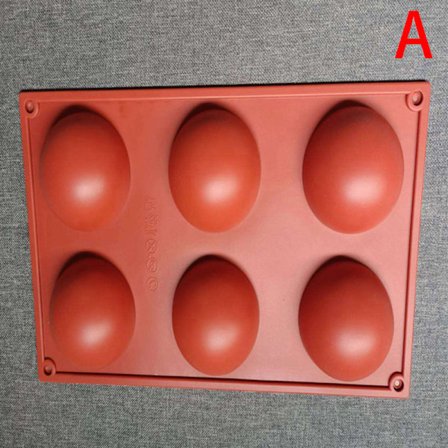 Rund form kakeform Brun halvkulekule silikonsjokolade