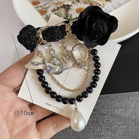 Pärlblomma CC Broscher För Damkläder Brosch Xin3012402