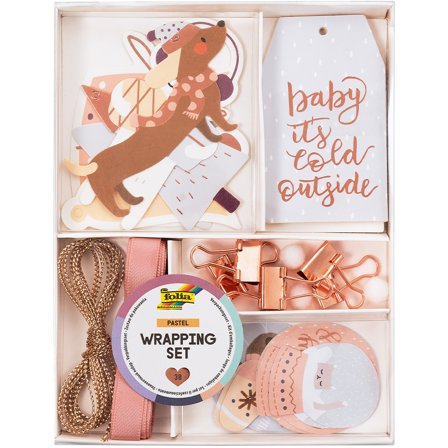 Folia Indpakningssæt Pastel 38-sæt