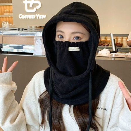 Cap Tuulenpitävä Bomber-hattu MUSTA