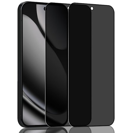 2-Pack Google Pixel 10 Pro XL Privacy Näytönsuoja - Karkaistu Lasi 9H - Super laatu 3D
