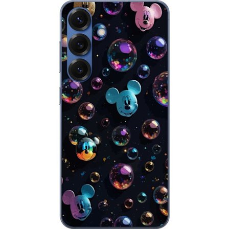 Kompatibel Mobilcover til Samsung Galaxy S25+ Mickey Mouse Disney Bobler Design Sjovt Motiv Populær Disneyfigur Tegneserie Børneklassiker