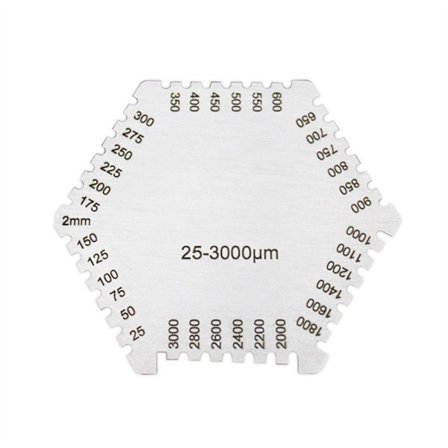 Wet Film Comb Sekskantet Inspeksjonsmåler