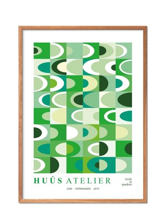 Poster & Frame Archi-Arancione - Multi/patterned - 70X100CM