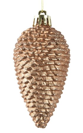 Kaemingk Ornamenter Kongler Brandy H8_6stk