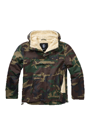 Jakke Brandit Windbreaker Sherpa Skoggrønn L