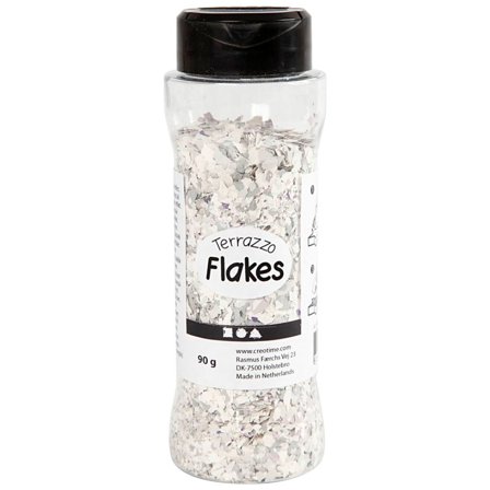 Terrazzo Flakes 90g Light gray