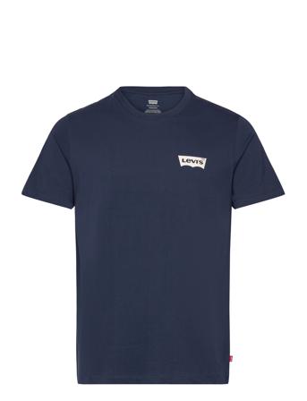 Graphic Crewneck Tee Icon Logo Tops T-shirts Short-sleeved Navy LEVI ́S Men