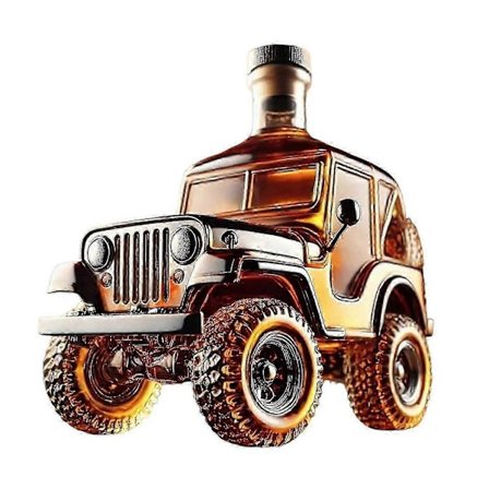 Bil Whiskey Karaffel Vintage Bil Glass Karaffel Hjemmebar Dekorasjon Vinflaske Gave Til Bestefar (Fww)