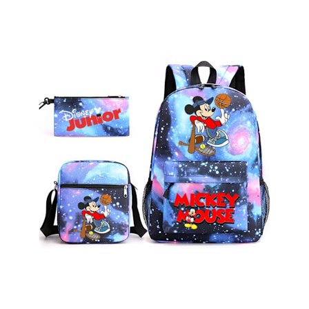 Mickey Mouse Student Ryggsäck Trestegs Set9