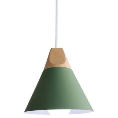 Vintage Industri Pendel Lysekrone Dekorativ Pendellampe Soveværelse Stue (Grøn) - Grøn