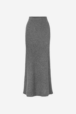 CAMILLA PIHL - Jana Knit Skirt - Dark Grey Melange - L