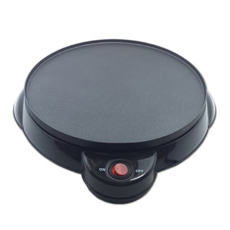 Elektrisk husholdningspanne med non-stick belegg, liten pannekakemaskin, bærbar pannekakepanne, elektrisk crêpesmaskin, slitesterk