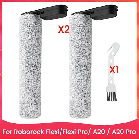 Pääharja Roborock Flexi/Flexi Pro/A20/A20 Pro -märkä-kuivaimuriin, pääharjan lakaisu