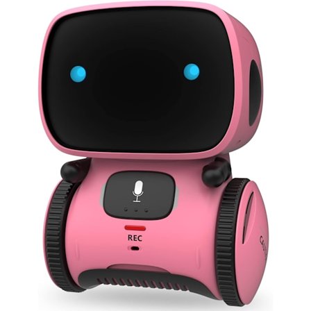 Interaktive Smarte Robot Legetøj, Intelligent Robot Legetøj til Børn, Piger & Drenge Robot Legetøj 3 År og Op, Stemmestyret