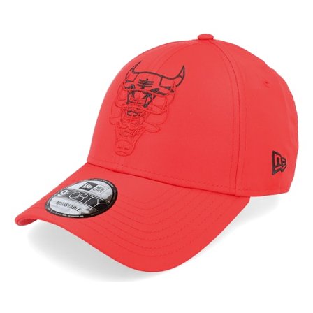 New Era - NBA Rosso adjustable Cappellino - Chicago Bulls Stack Logo 9FORTY Black Adjustable @ Hatstore