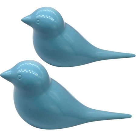 2 st italienska väggfågeldekoration krok sovrumsdörr väggdekoration tredimensionell klädkrok enkel klädkrok harts present klädkrok (himmelsblå 11cm)