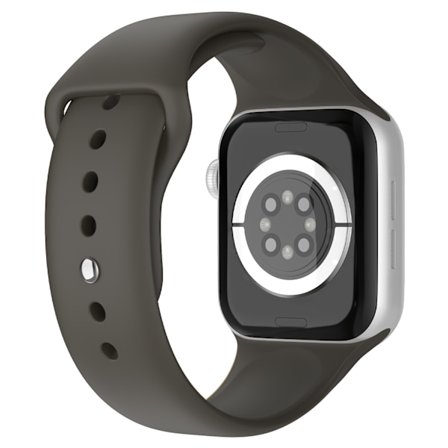 Apple Watch 38/40/41/42 mm Silikon Armband (S/M) Mörk Brun