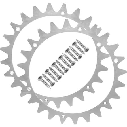 Kompatibel med Husqvarna Automower 315/310/305 Ersättningsspikar Skruvar - 2 SPCC Spikar & 14 Självgängande skruvar