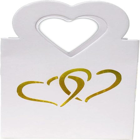 50 stk. Papir Godteæsker, Søde Bryllupsgaver, DIY Gaveposer til Fester, DIY Festartikler, Kreative Papiræsker til Godter