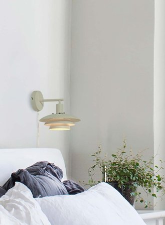 Epsilon vegglampe - beige